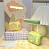Cross-border cartoon TV box, pencil sharpener, dual-purpose eye-protecting LED bedside lamp for students and children in dormitories Specification image